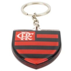 Chaveiro Escudo Time Acrílico 5cm - Flamengo