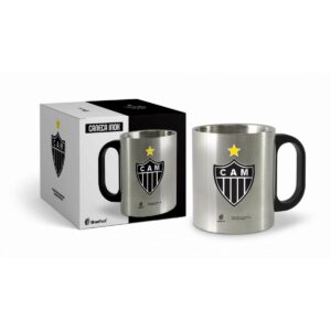 Caneca metal Inox do Atlético MG