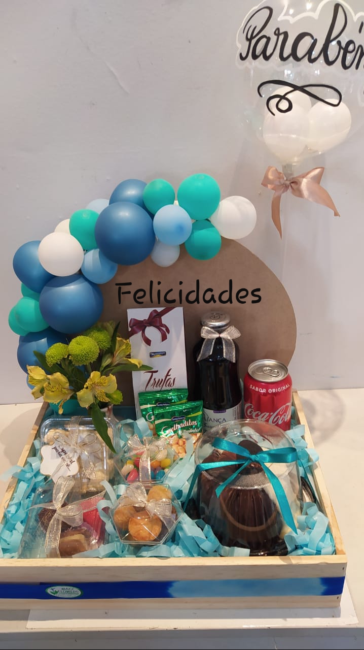 Cesta Festa e Balões 2 - Imagem 2