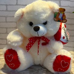 Urso G1 com Pirulito de Coração - 31cm