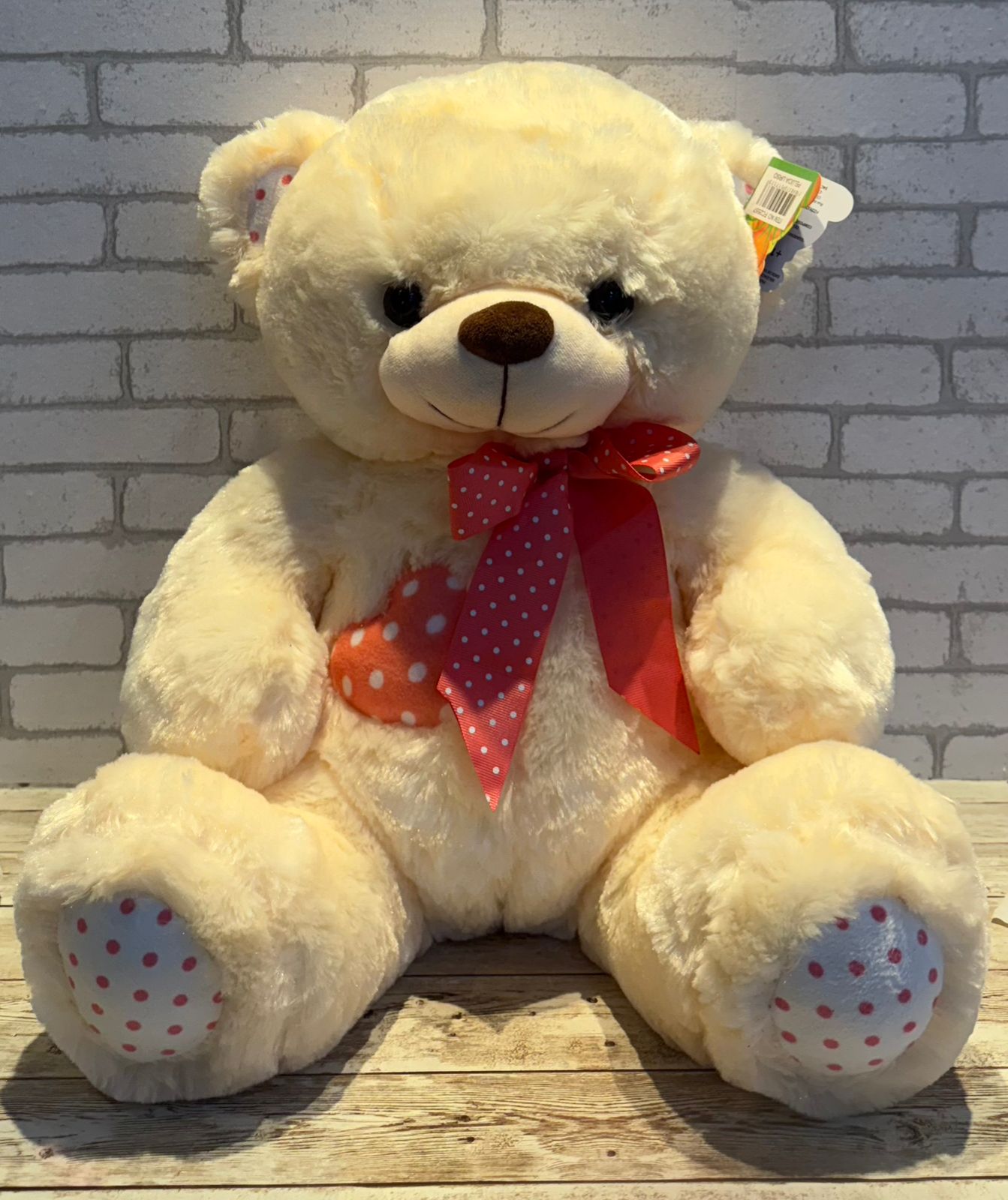 Urso G com Laço - 45cm