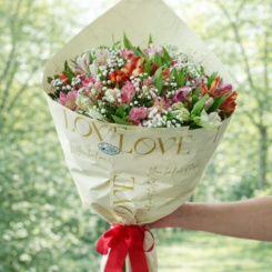 Flor do Campo 2 ( ASTROMÉLIA E GIPSOFILA)