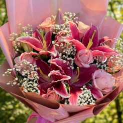 Flor do Campo 4 ( Lírios e Rosas)