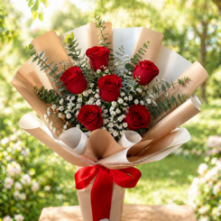 Buque coreano de rosas, tamanho M